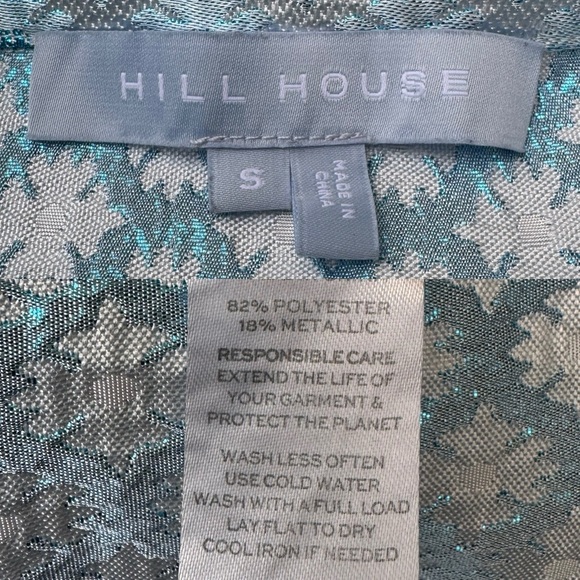 Hill House The James Shirt
Snowflake Brocade Blue/White Small - Picture 9 of 10